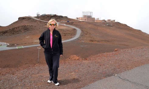 Outside the Haleakala Observatories