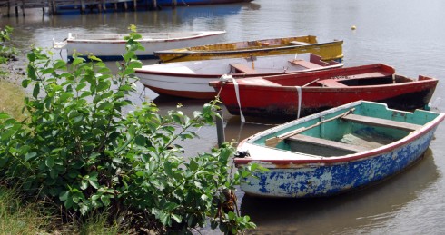 Colourful Boats at Rodney Bay