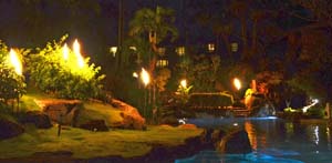 HBR Pool at Night