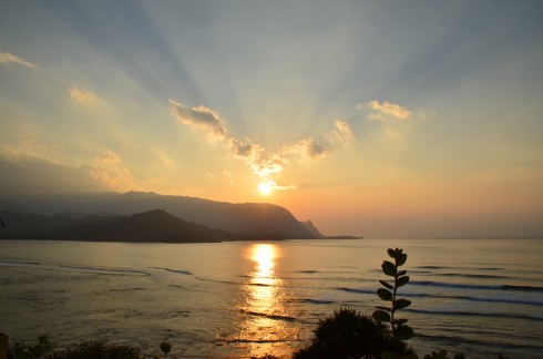Sunset over Bali Hai