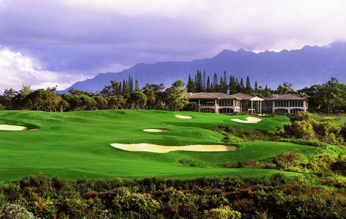 No 18 with clubhouse