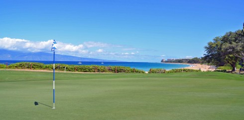 Kaanapali Beach from No. 5 green