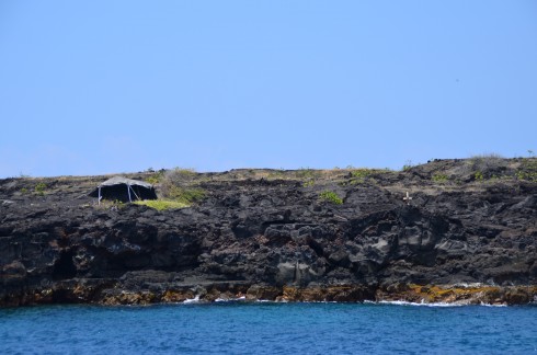 Beach Hut in the lava fields