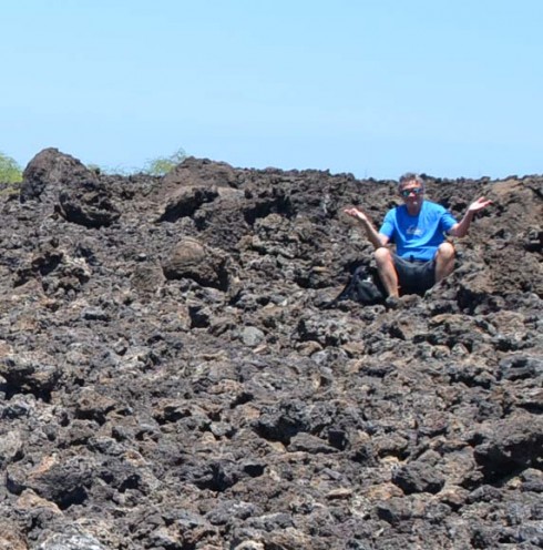 Idiot in the lava