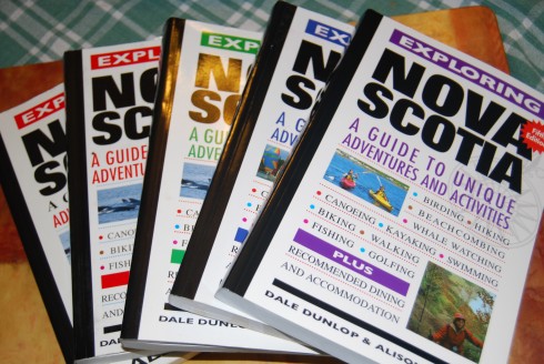 Five Editions of Exploring Nova Scotia