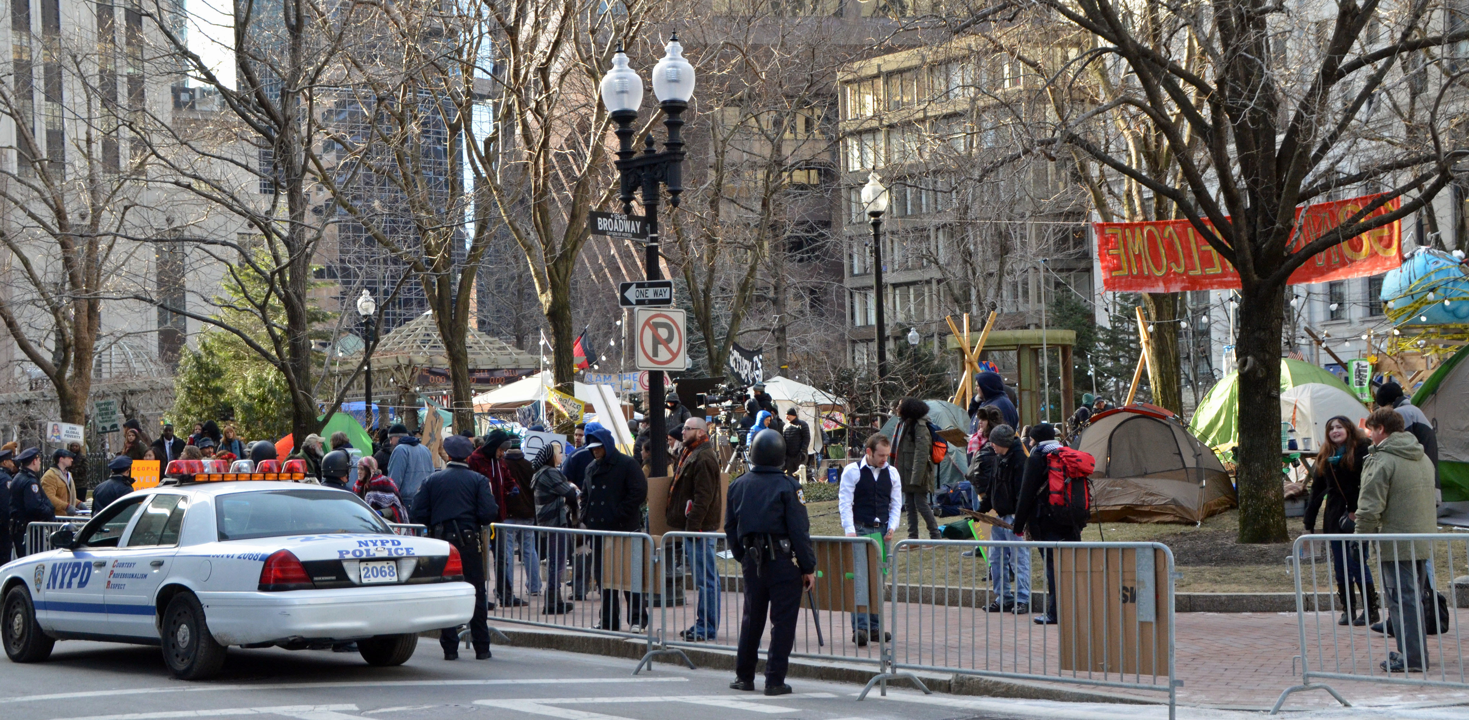 Faux Occupy Wall Street set in Boston