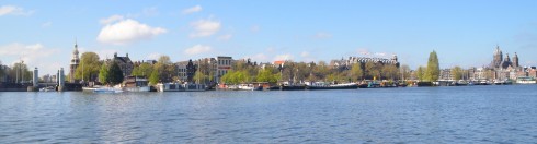 Old Amsterdam Skyline