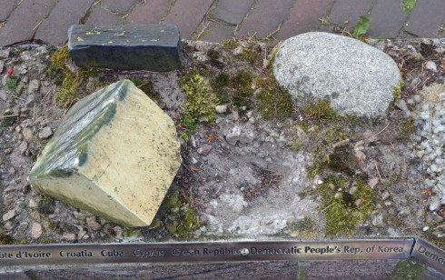 The stone from North Korea is missing