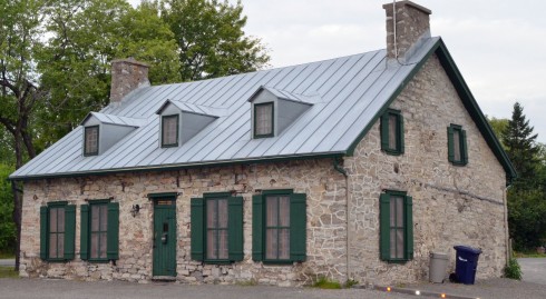 Typical older Laval stone house