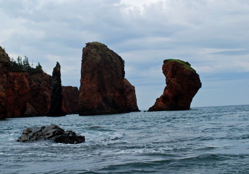 The Three Sisters from a kayak