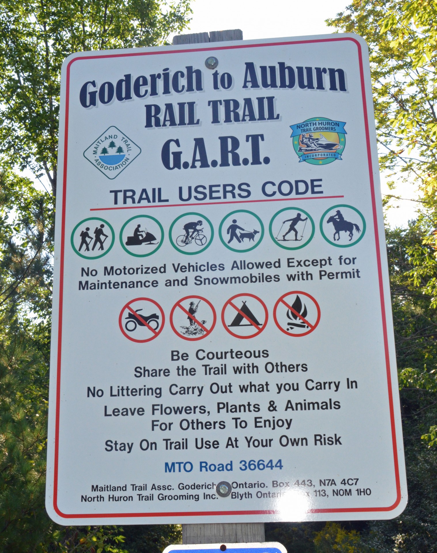 Goderich to Auburn Trail