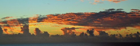 Sunrise on day three
