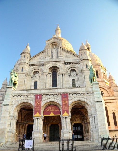 Entrance to Sacre Couer, Montmartre