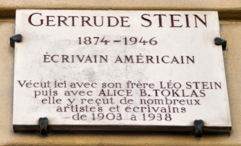 Gertrude Stein lived here