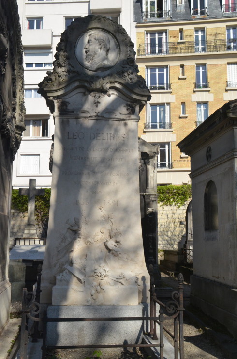 Leo Delibes, Montmartre Cemetery