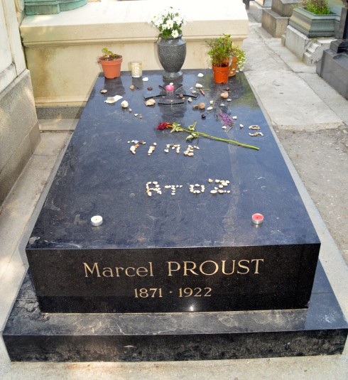 Marcel Proust in Pere Lachaise