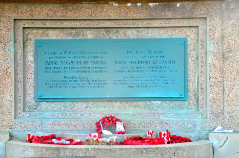 The Dieppe Raid - Royal Regiment Memorial at Puy