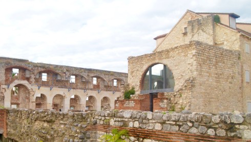 Unrestored ruins