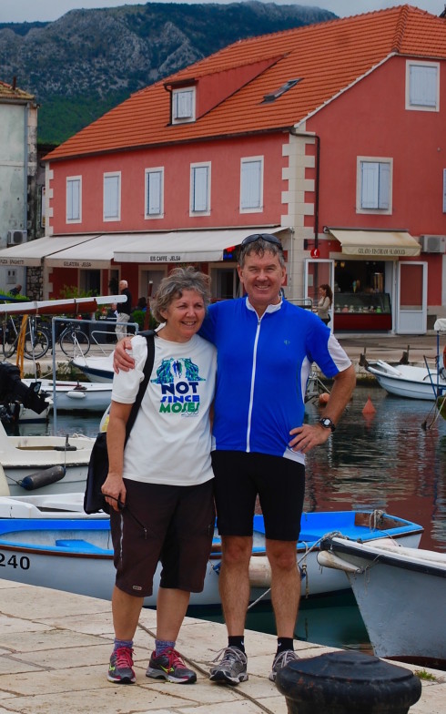 Gary McLaughlin and Cindy Hooper in Jelsa