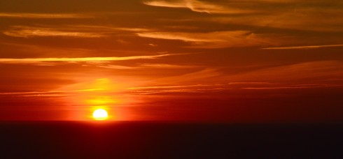 Setting Sun on the Skyline Trail