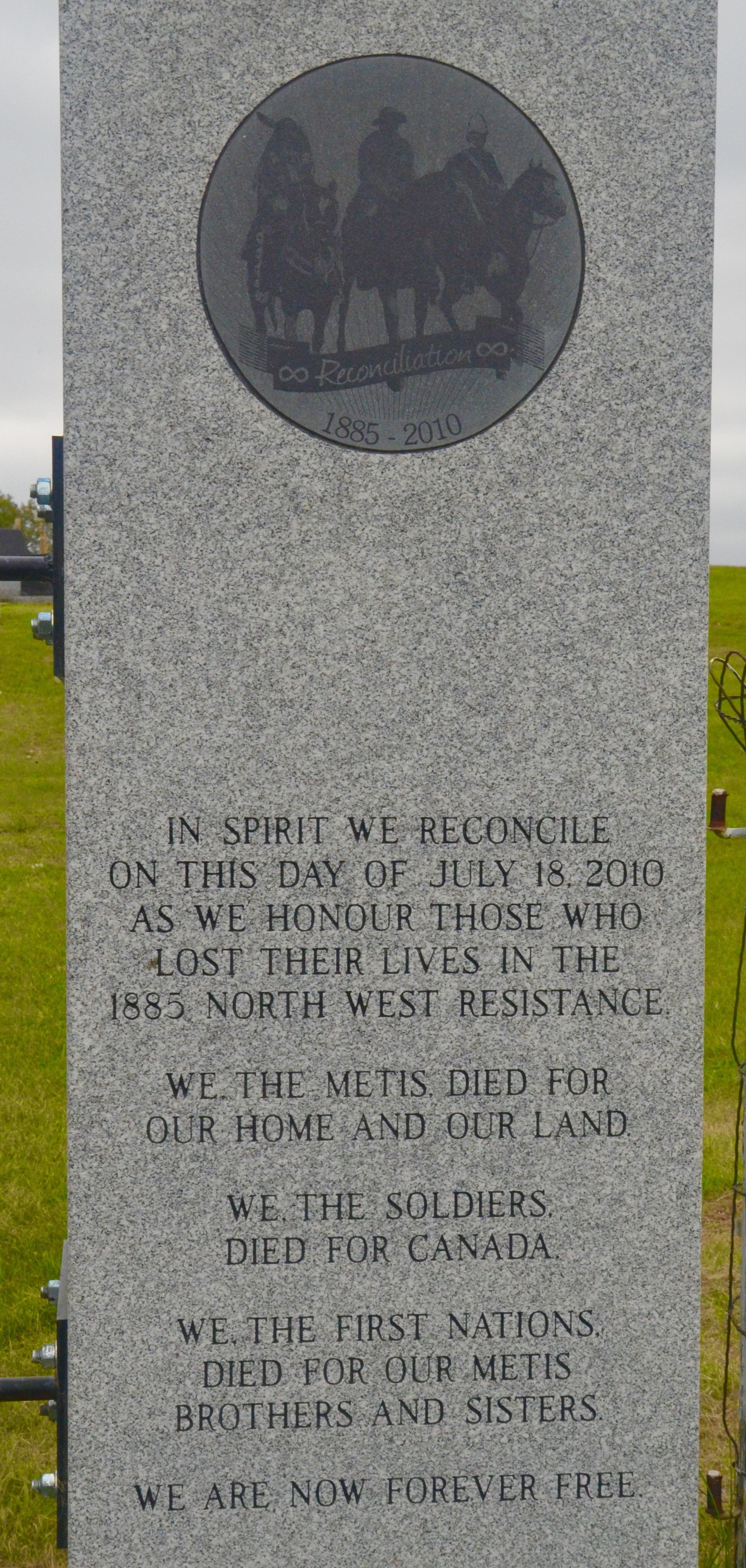 Batoche Reconciliation Monument