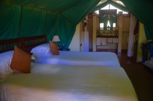 Interior of Tent 40, Sweetwaters Camp