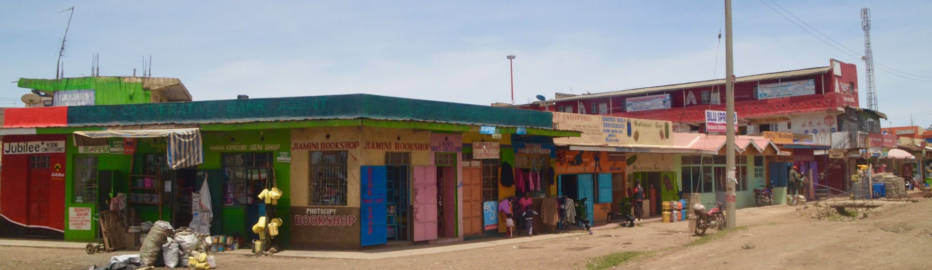 Typical Kenyan Country Businesses on the way to Sweetwaters