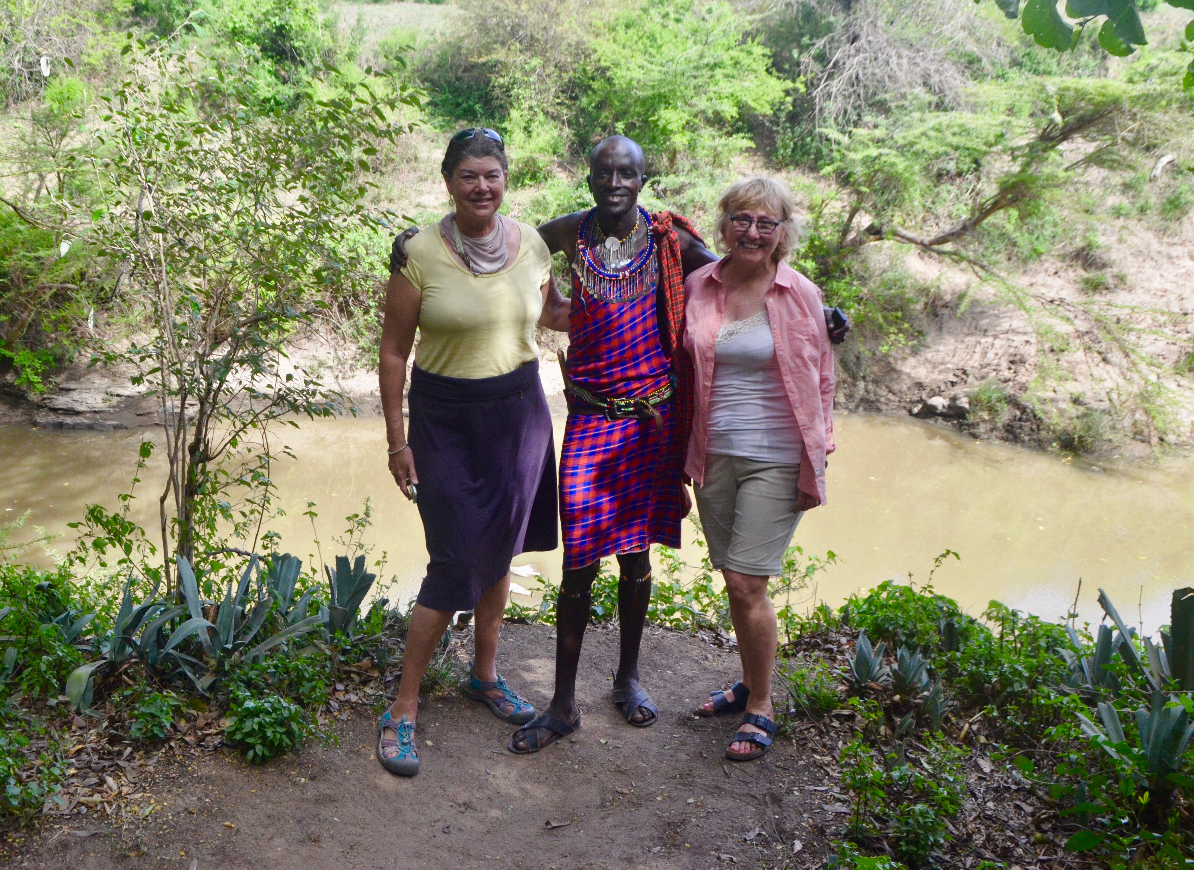 Alison, Erika Pavcal & Masai Man