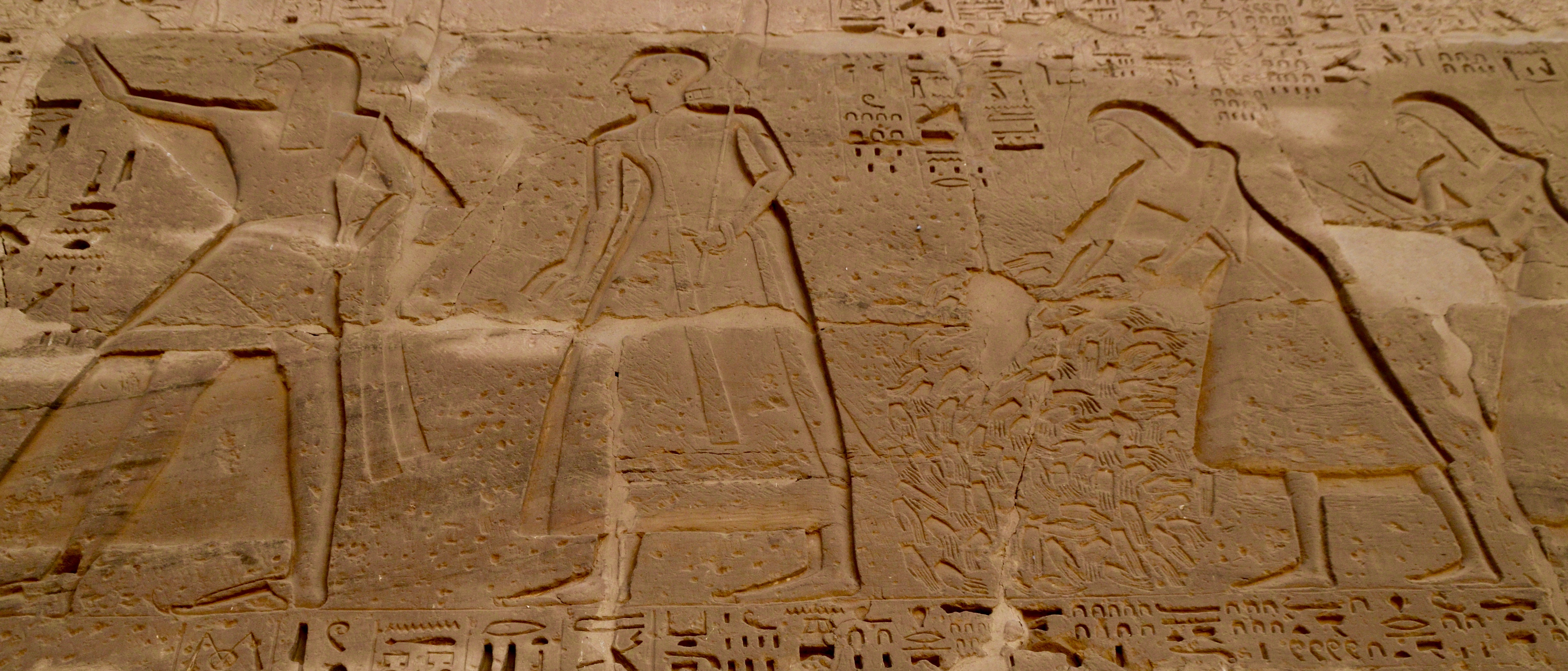 delivering the severed penises | so when Ramesses III 