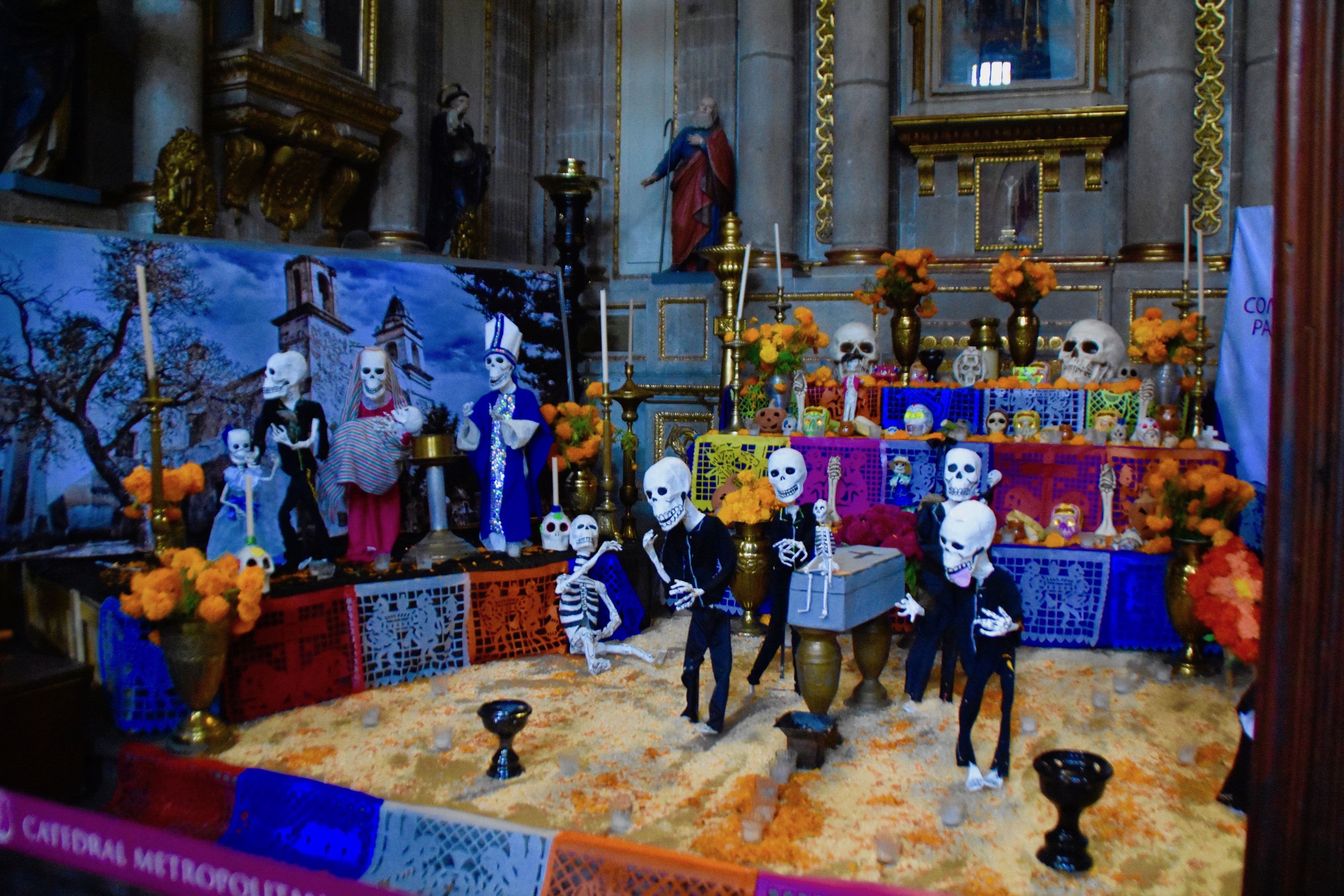 Cathedral Muertes Altar, Mexico City, Central Mexico