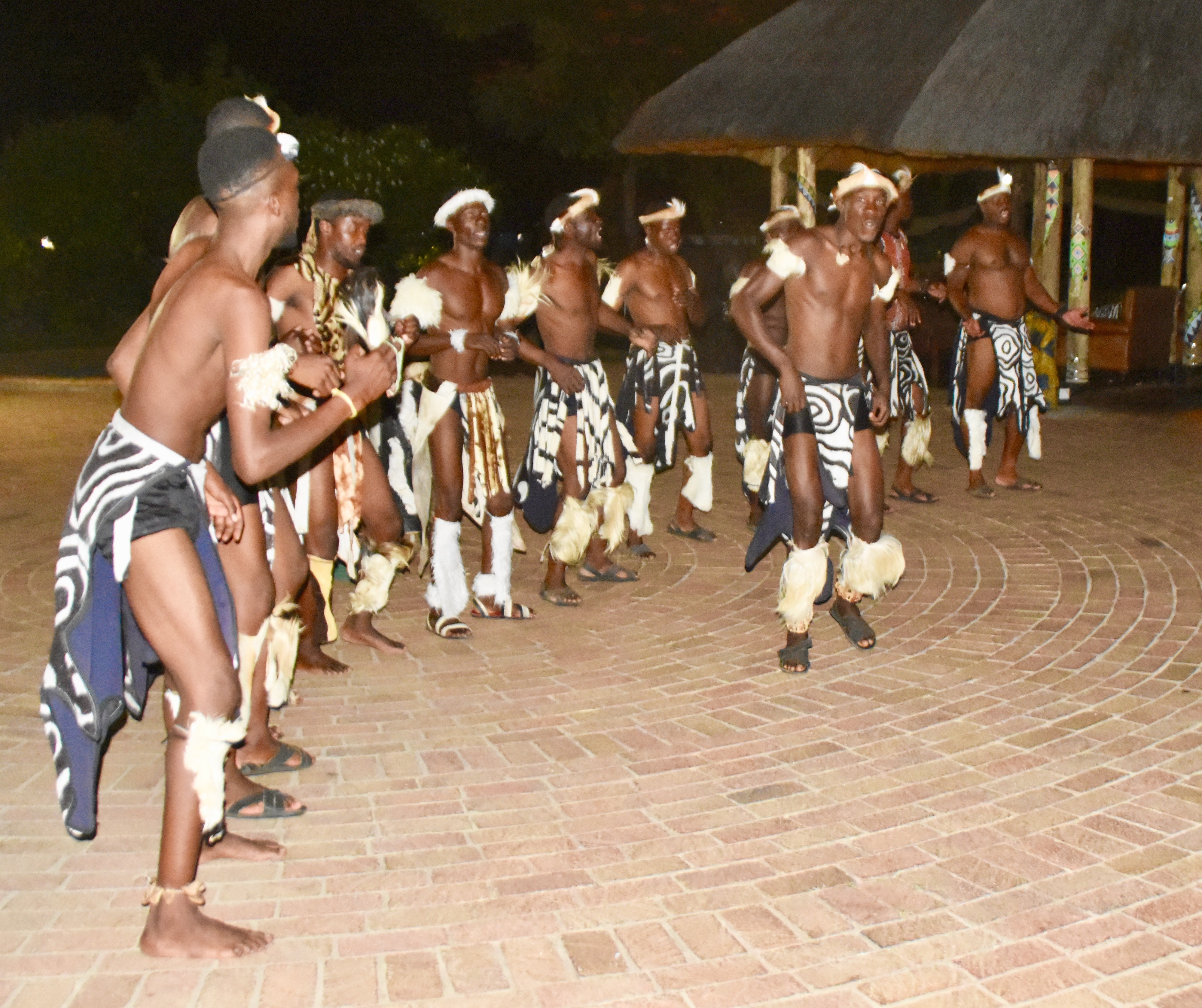 Dancers at A'Zambezi Lodge