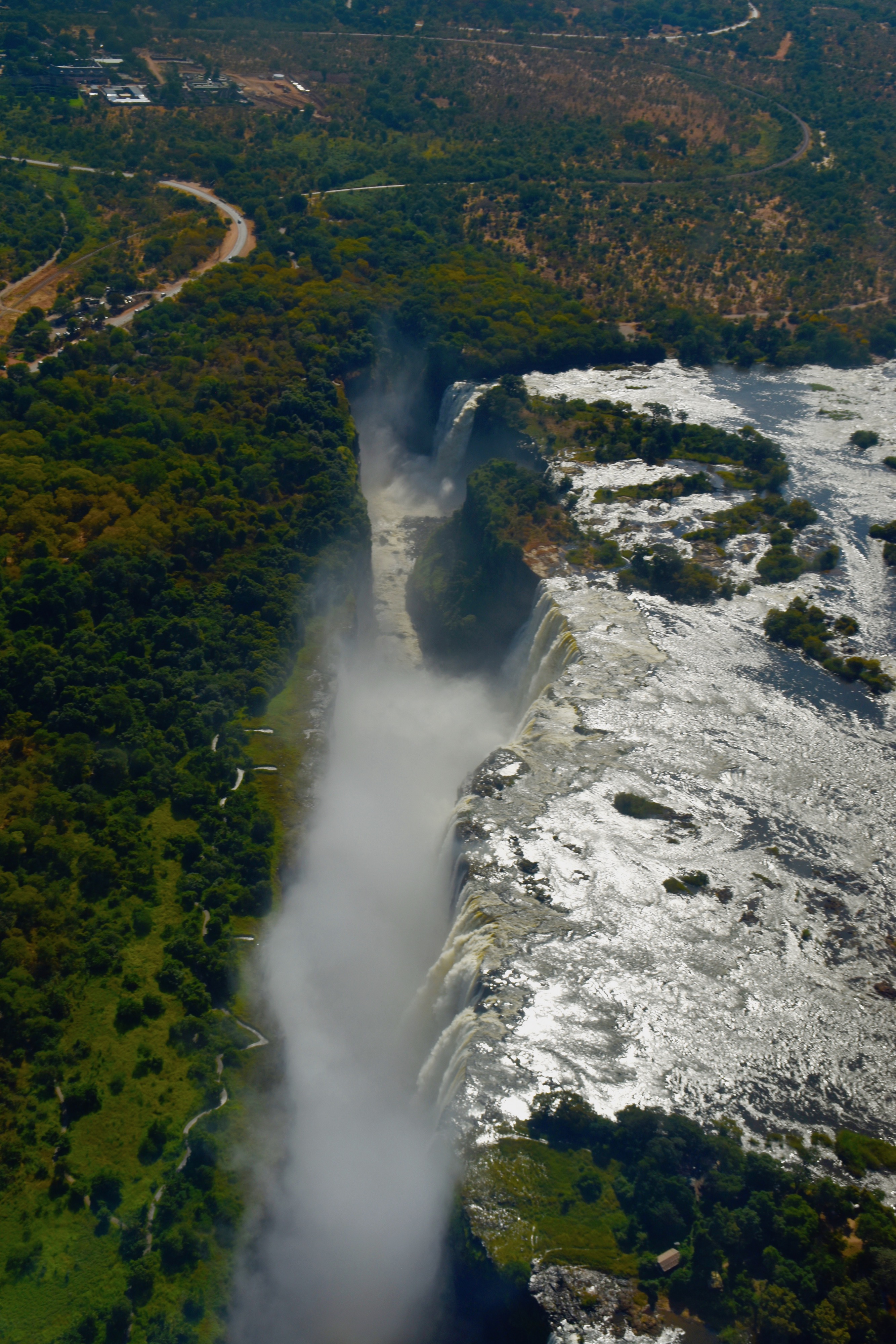 Directly Overhead Victoria Falls
