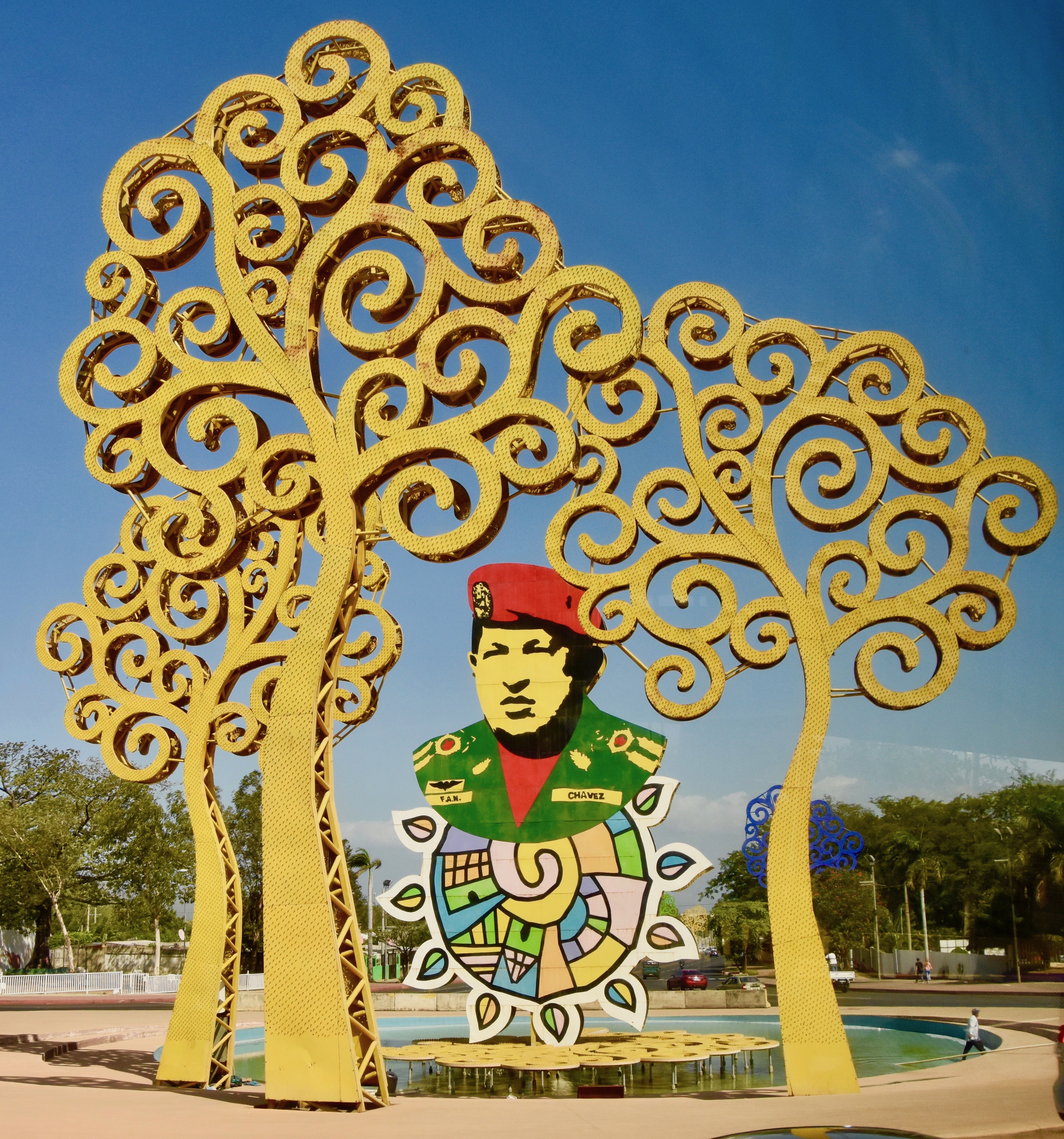 Hugo Chavez Monument, Managua