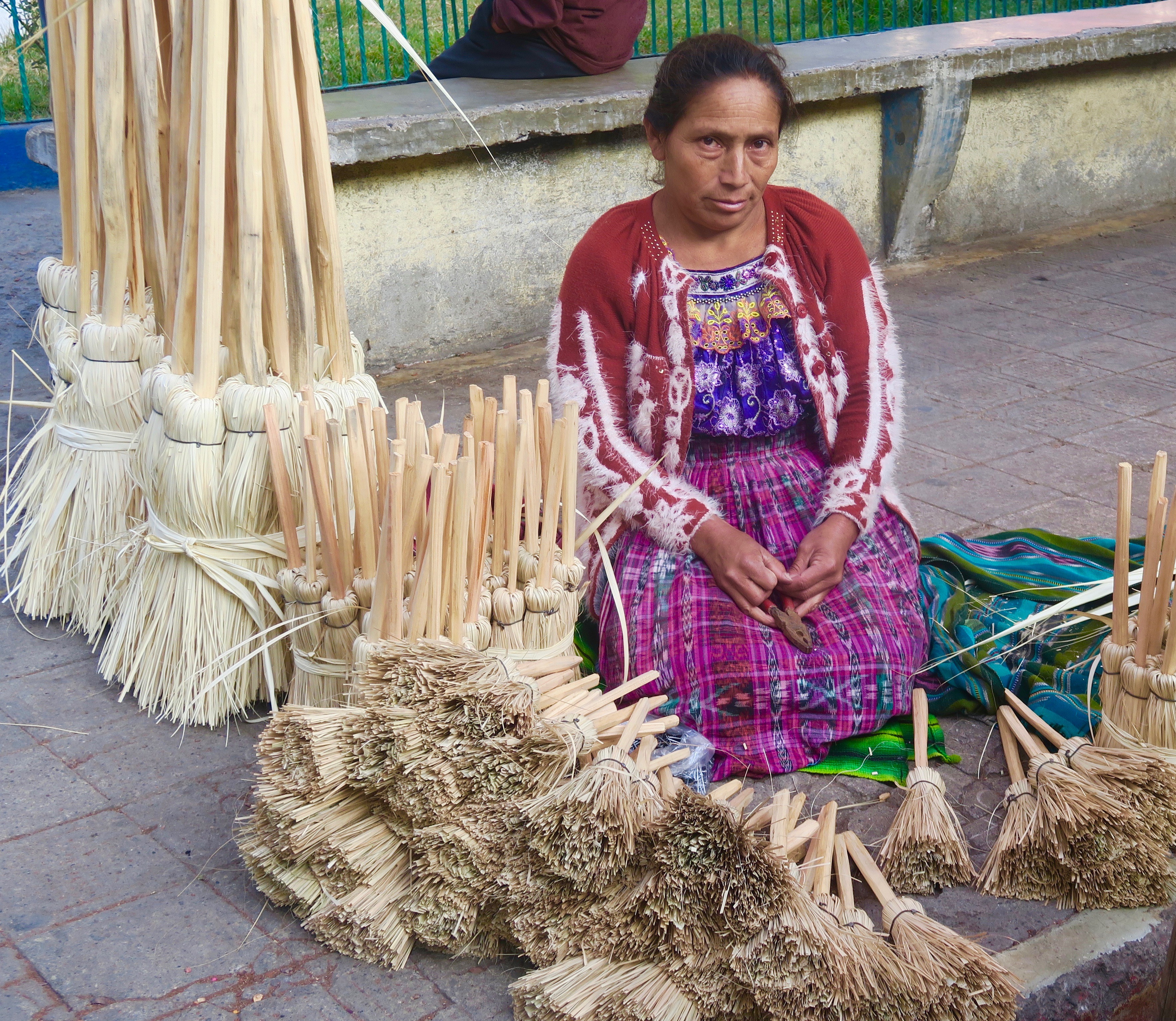 Broom Maker, Chichicastenango Market
