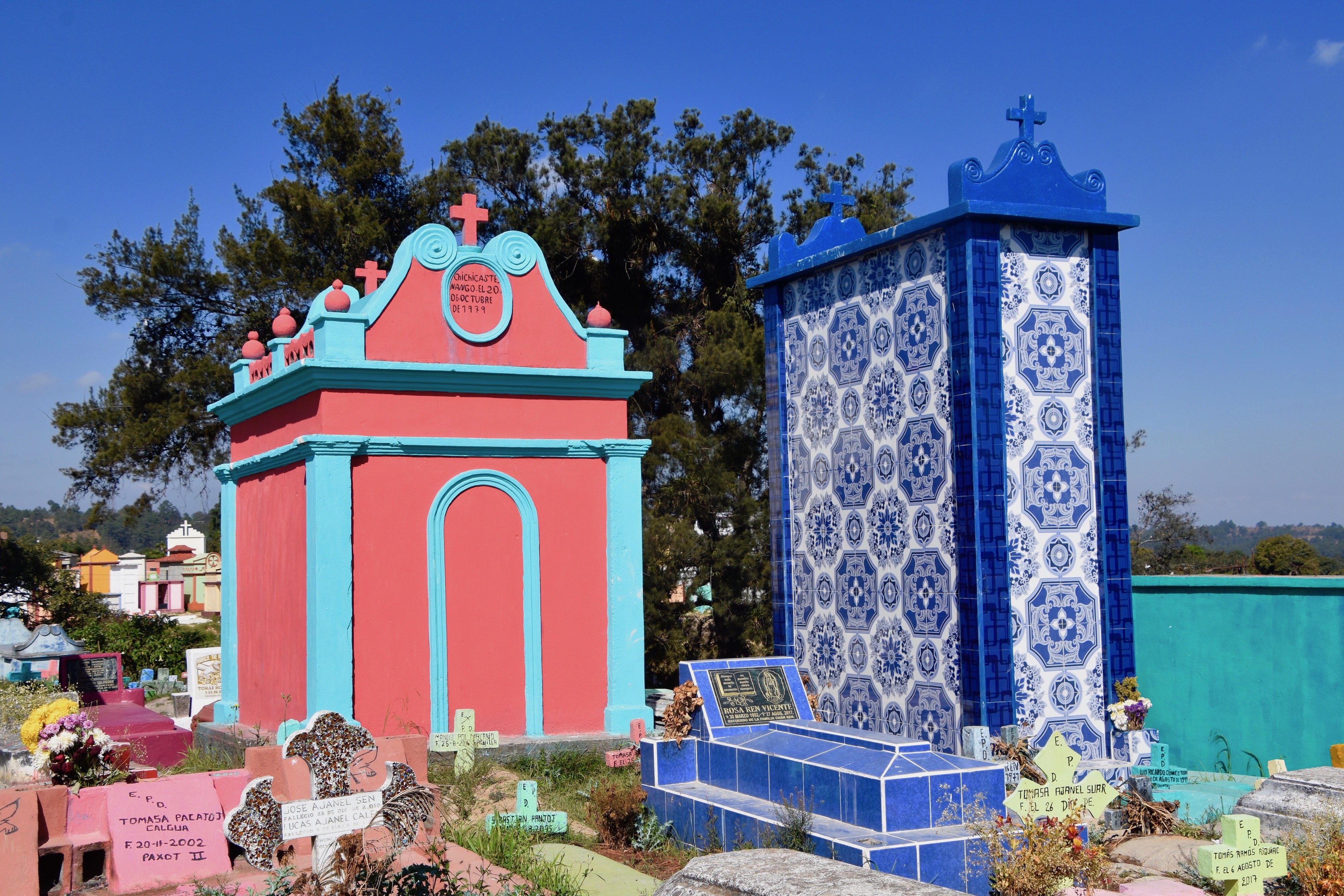 Colourful Mausoleums, Chichicastenango