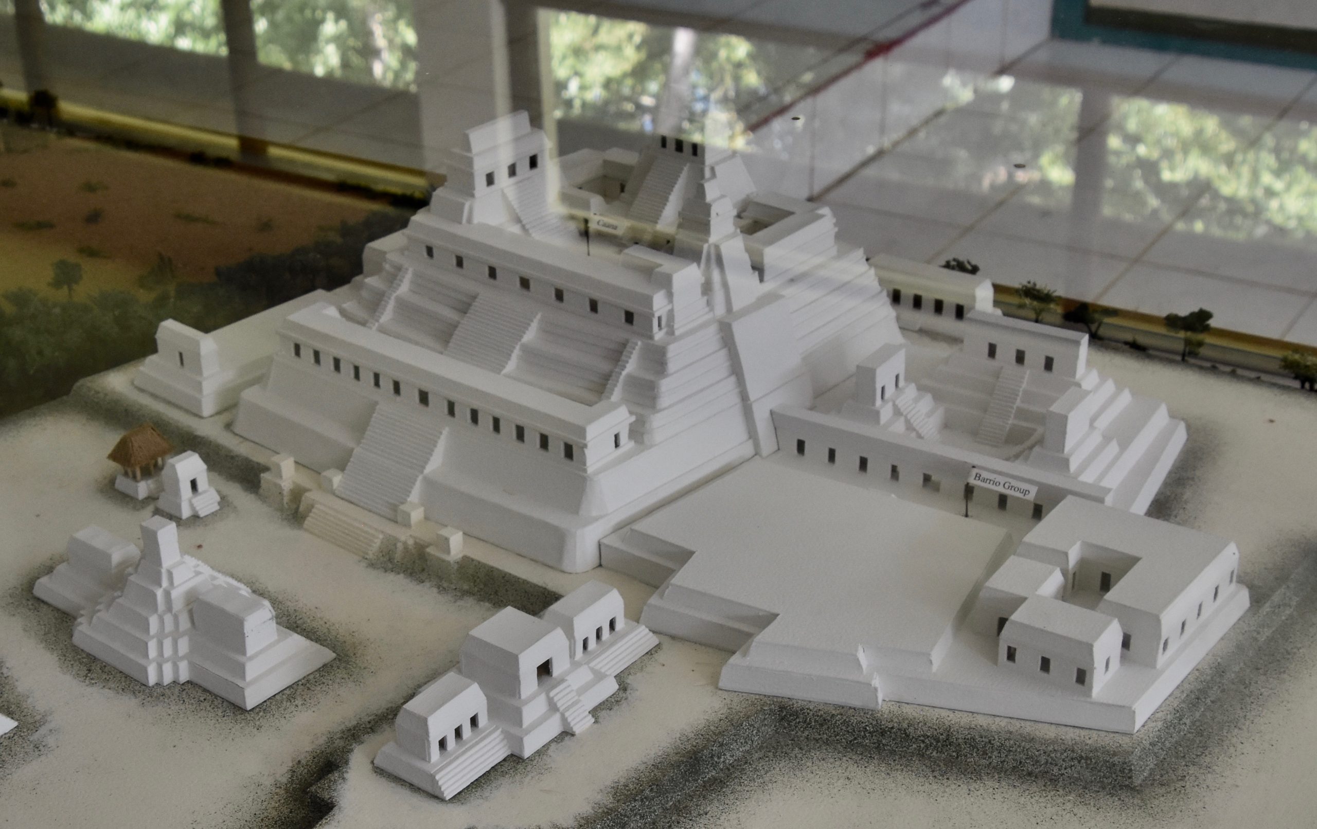 Model of Sky Palace, Caracol