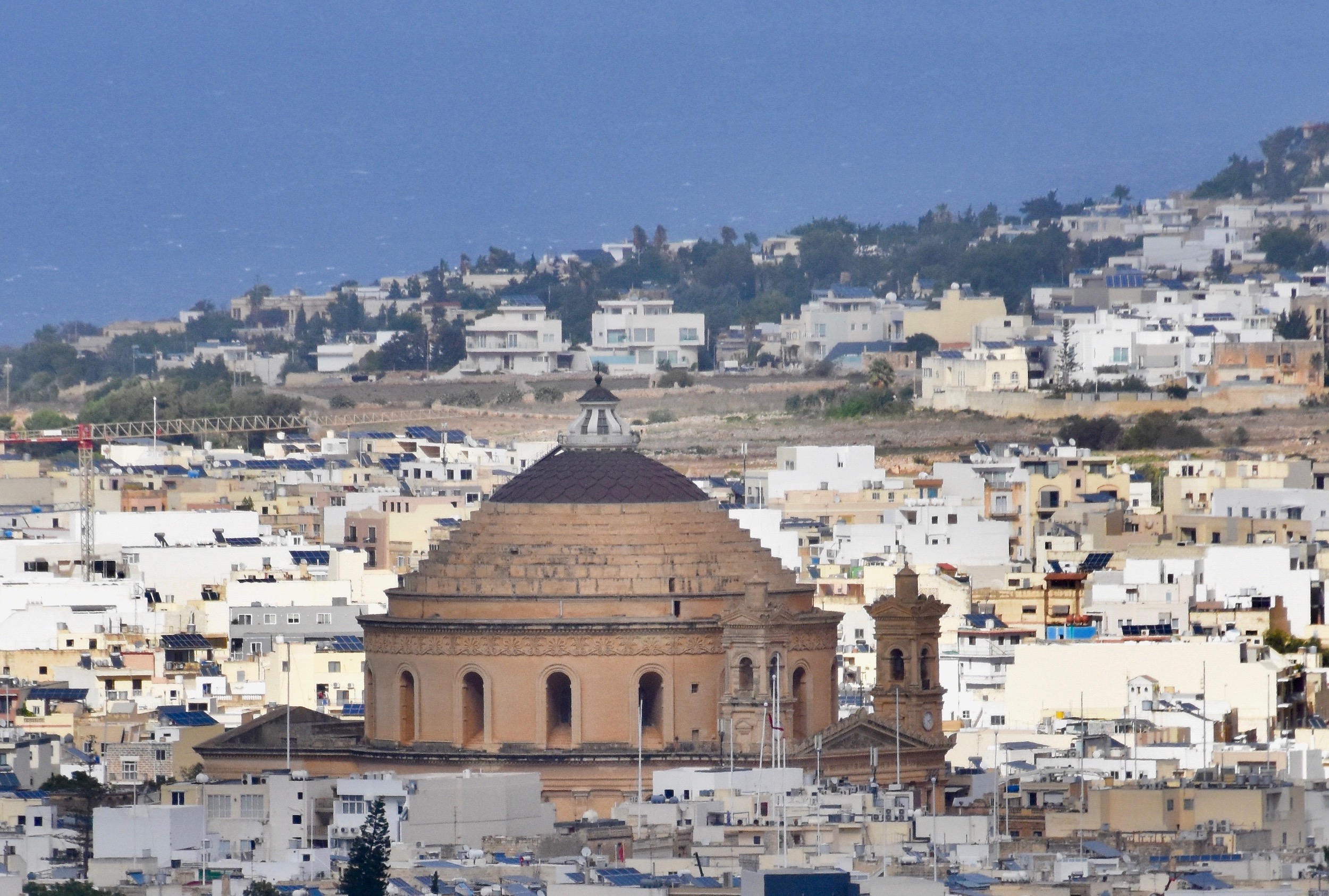 View of Mostra from Mdina