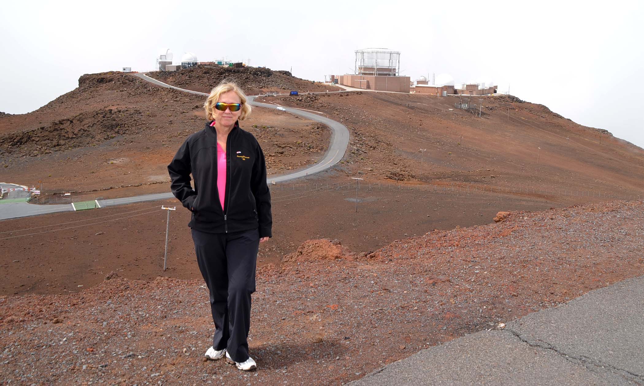 Outside the Haleakala Observatories