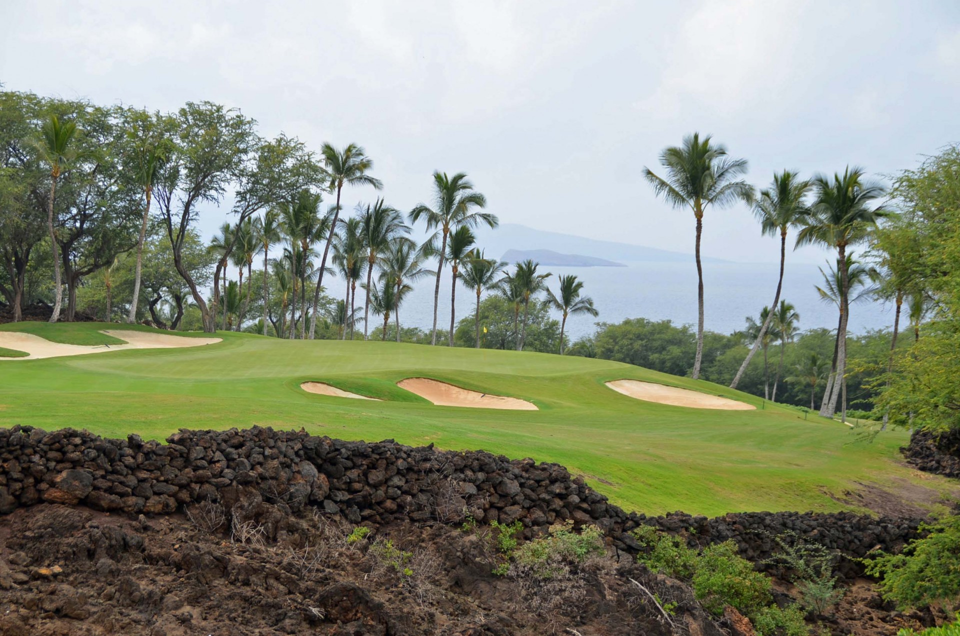 Lava Wall on No. 8, Wailea Gold Course