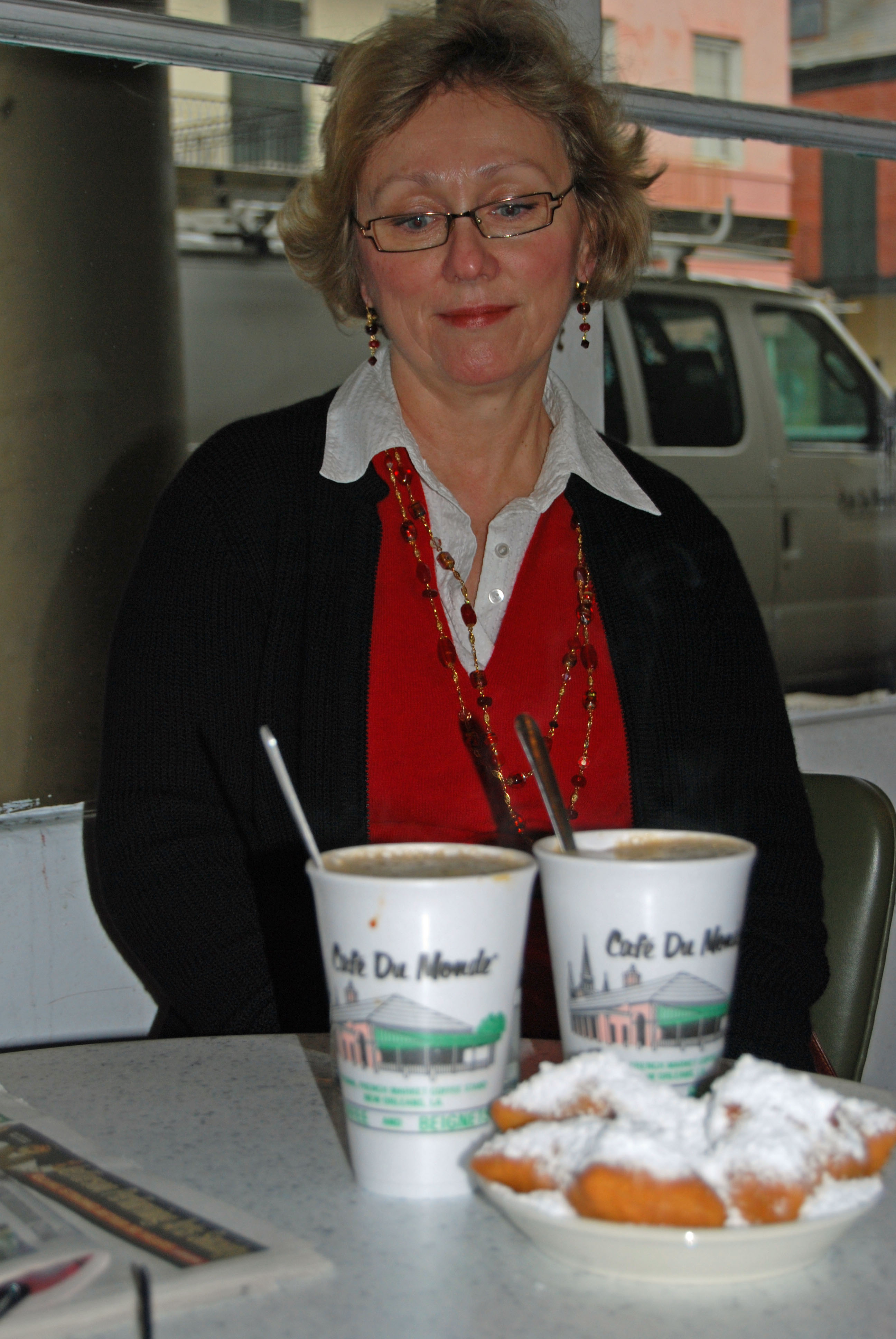 At Cafe du Monde