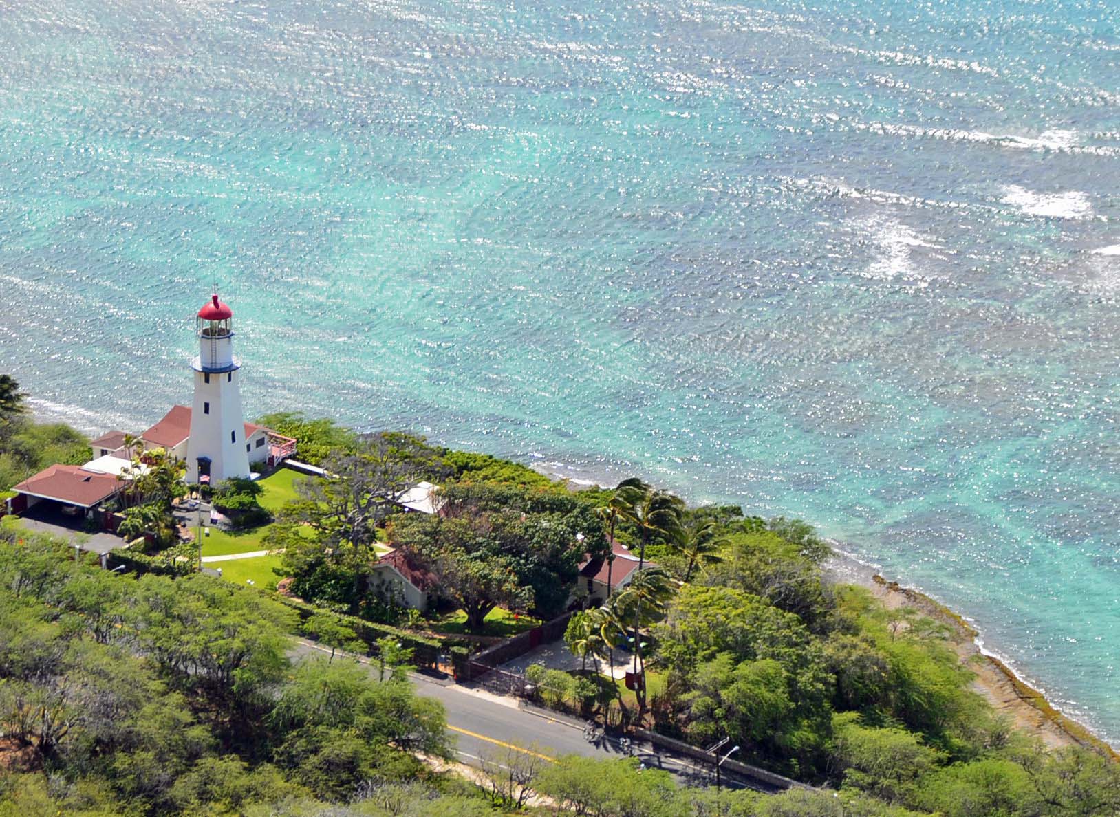 Diamond Head Lighthouse from Diamond Head