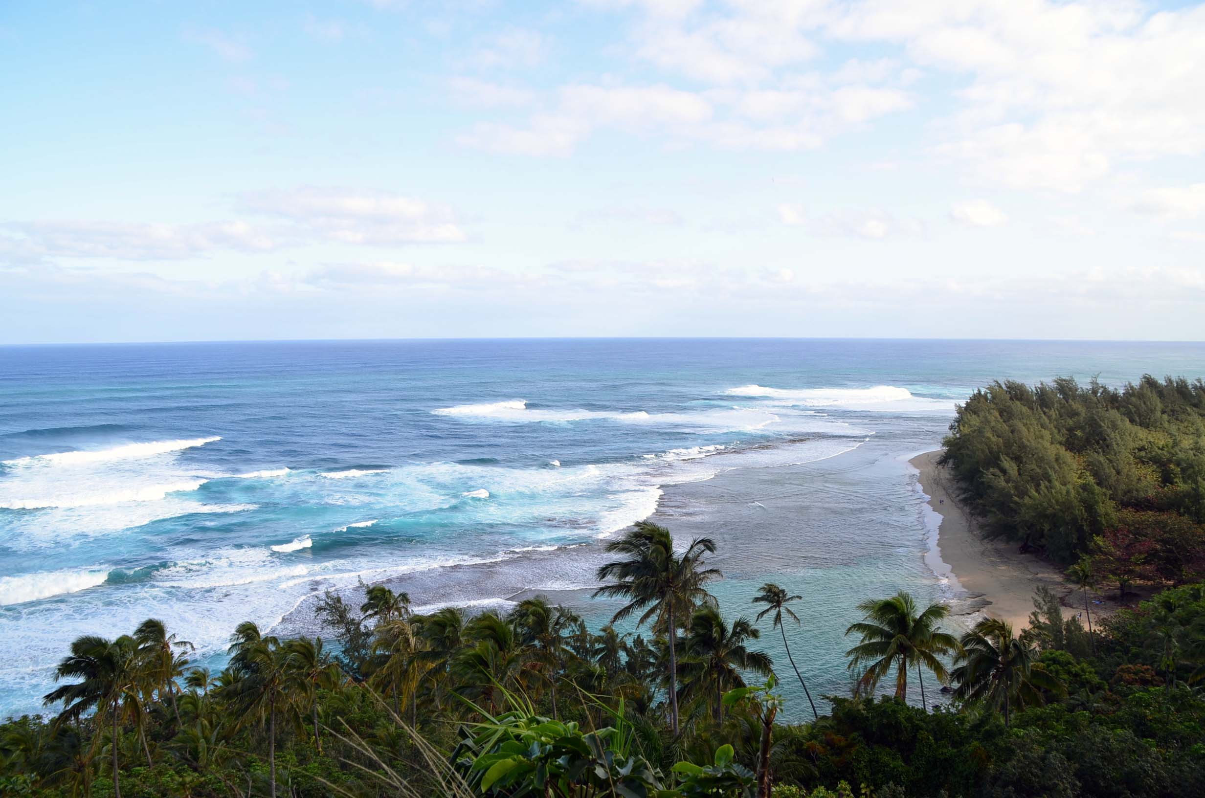 Ke’e Beach from the Kalalau Trail