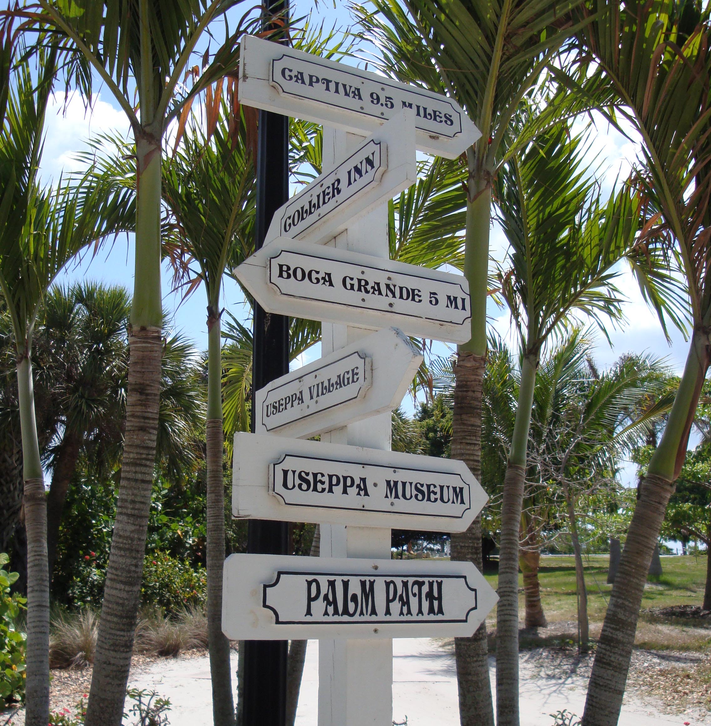 Useppa Island signpost