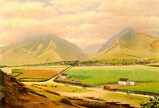 Edward Bailey painting of Wailuku