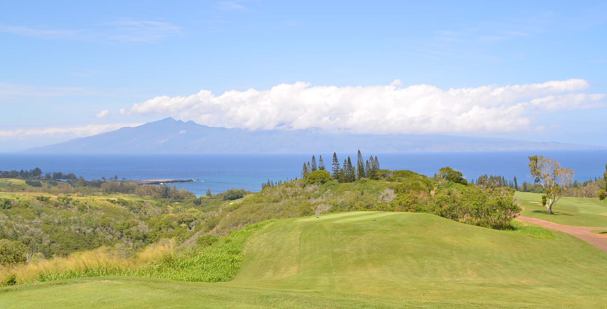 Molokai from the Plantation Course