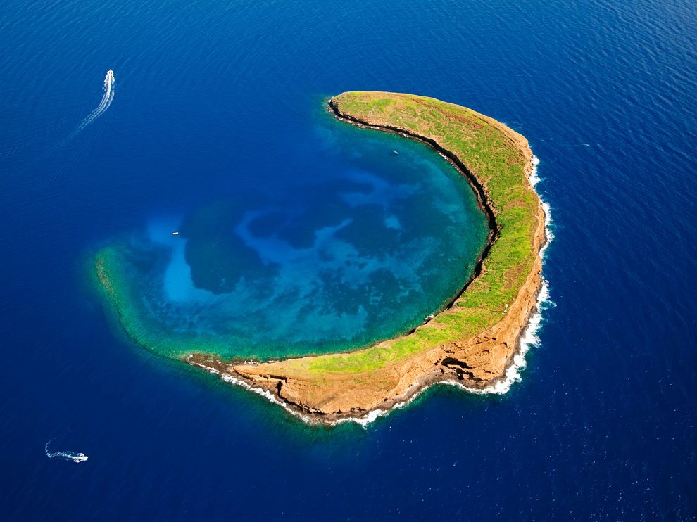 Aerial View of Molokini