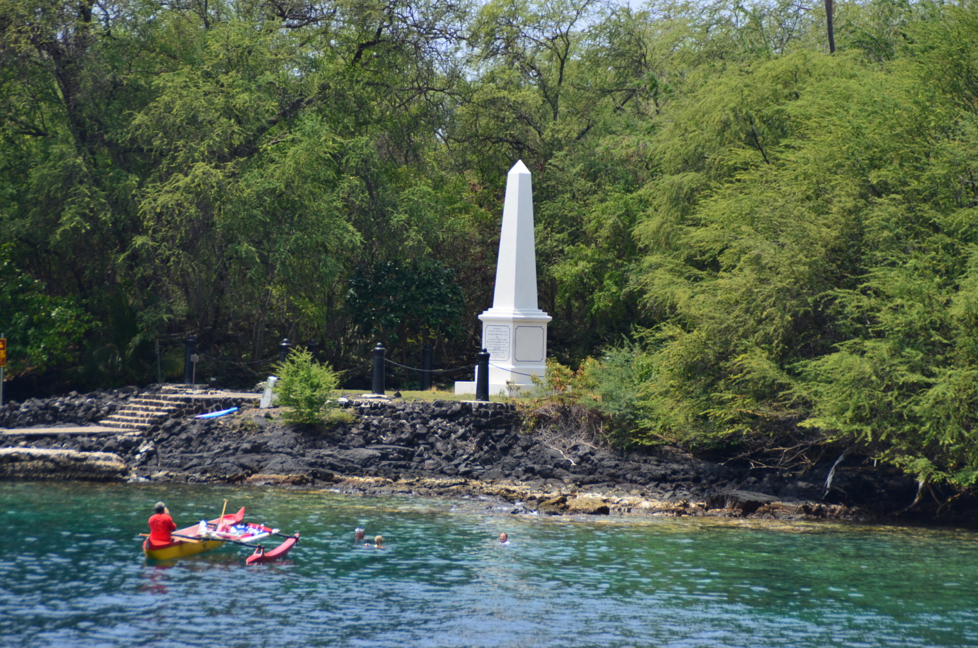 Last Look at Cook at Keleakekua Bay