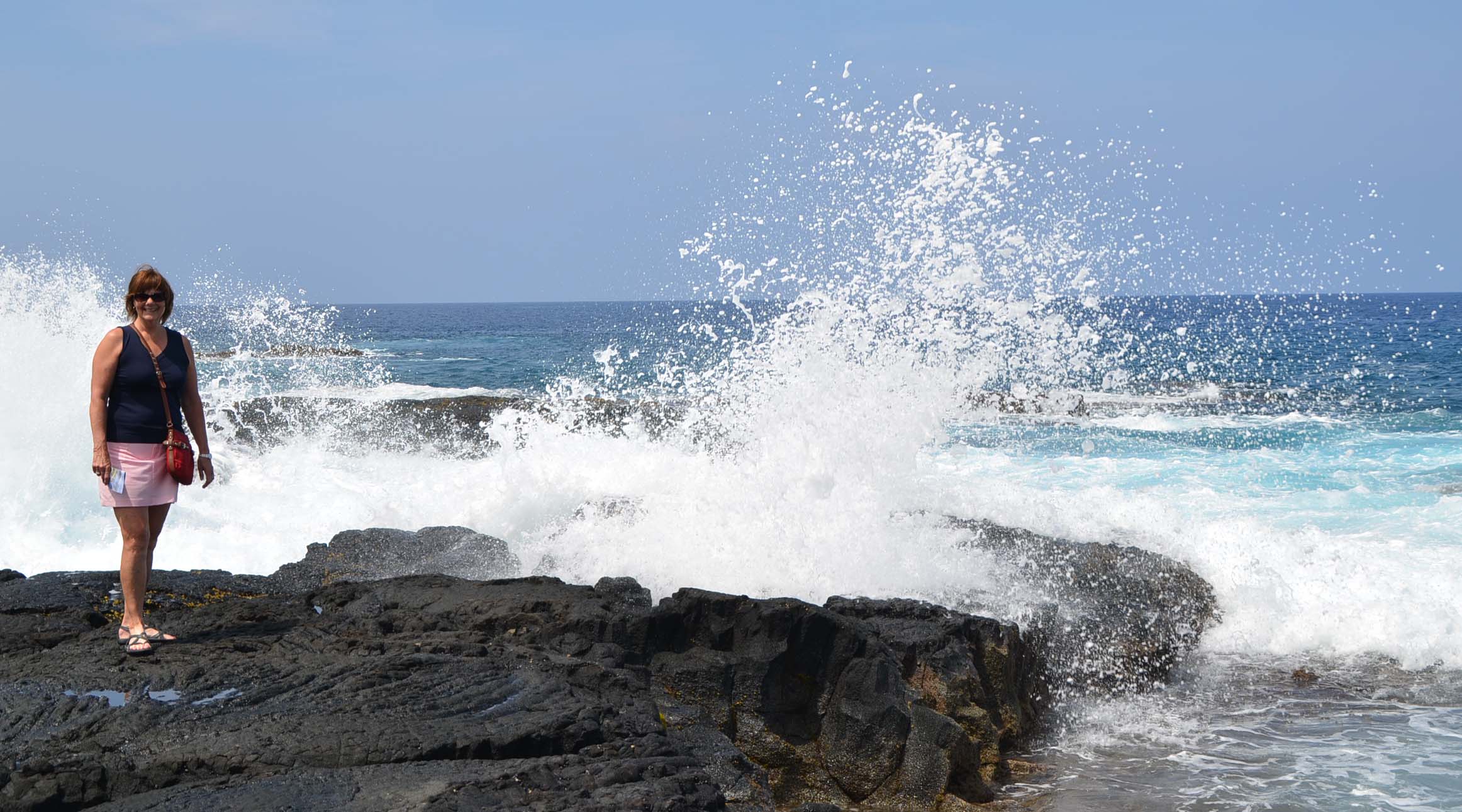 Janet on the Rocks