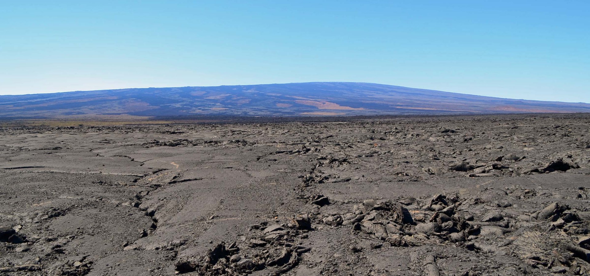 Mauna Loa and Lava Fields