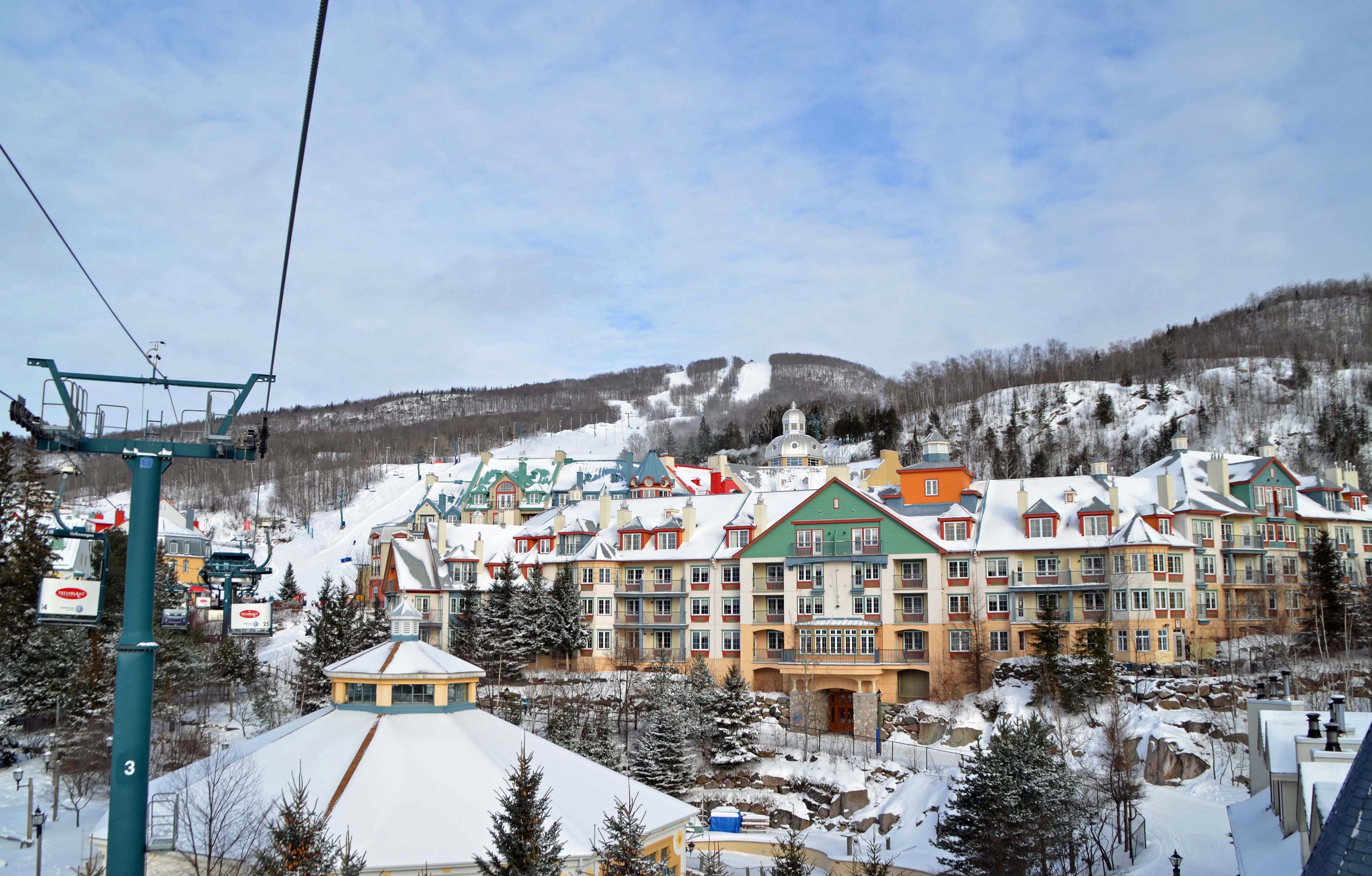 Mont Tremblant Village from the People Mover